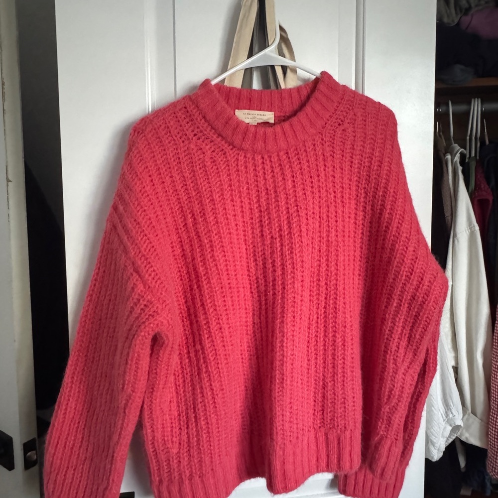Sezane Pink Sweater